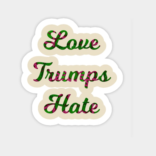 Love Trumps Hate Sticker by csturman